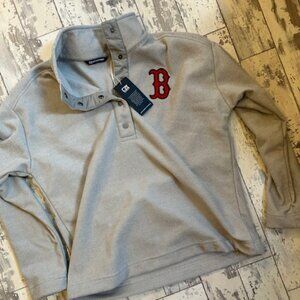 Cutter & Buck Boston Red Sox Snap Pullover